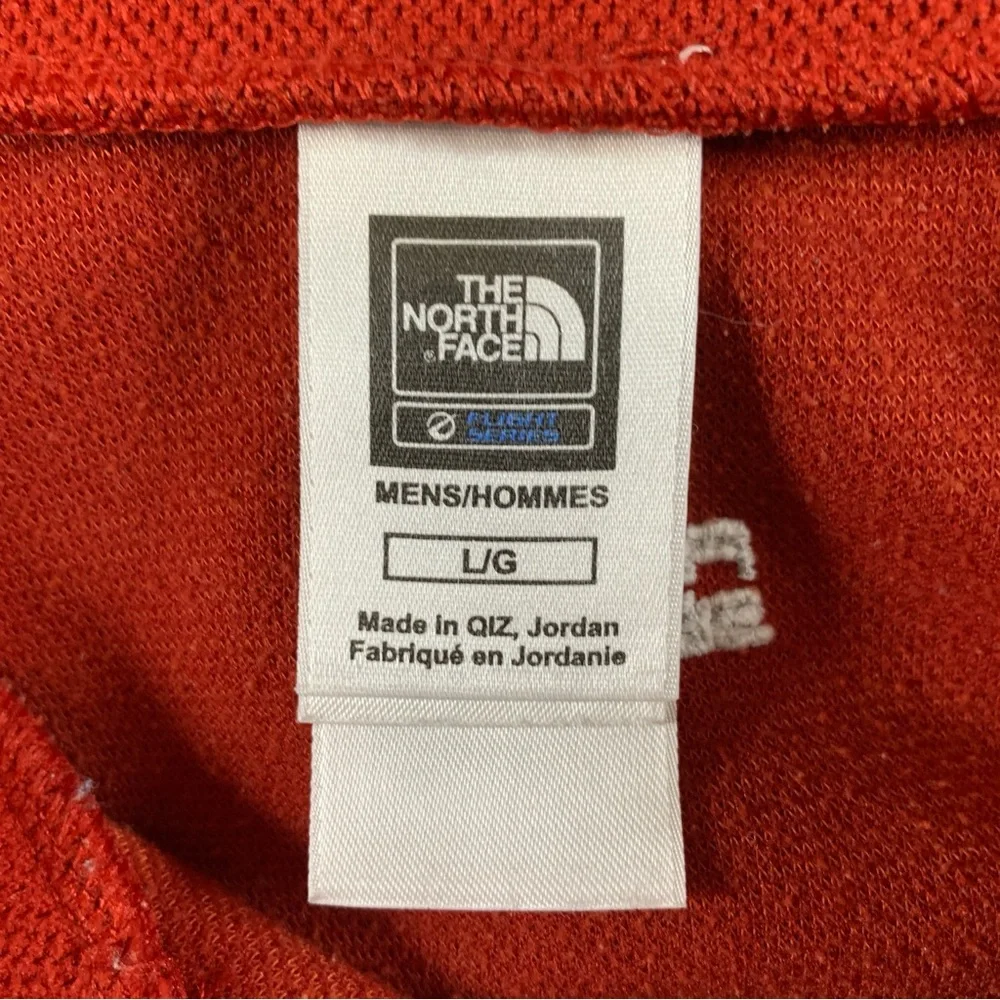 The North Face  Flight Series Sweater Men's‎ 1/4 Zip Long Sleeve Pullover Red L
